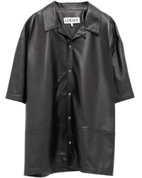 Loewe - Camicia A Maniche Corte Con Colletto - Lyst