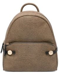 Borbonese - Medium Round-Handle Pattern Backpack - Lyst