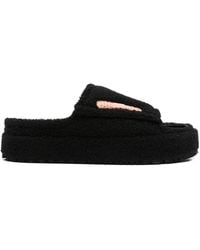 PDF - Fuzzy Sandals - Lyst