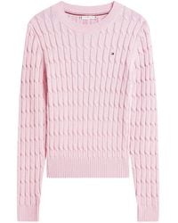 Tommy Hilfiger - Pullover mit Zopfmuster - Lyst