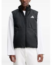 adidas - City Tech Climawarm Logo Stripe Gilet - Lyst