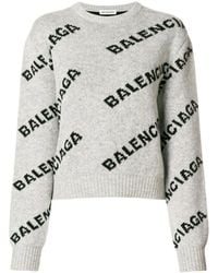 Balenciaga - バレンシアガ Logo Sweater - Lyst