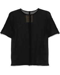 Uma Wang - T-Shirt À Effet De Transparence - Lyst