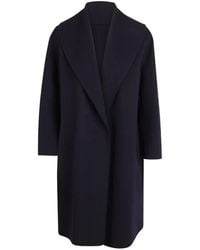 Max Mara - Manteau Boutonné À Col Châle - Lyst