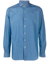 Xacus - Long Sleeve Denim Shirt - Lyst
