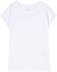 Eleventy - Sound-neck Cotton T-shirt - Lyst