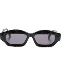 Kuboraum - Mask Q6 Sonnenbrille mit eckiger Form - Lyst