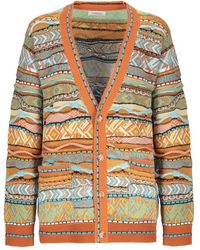 Laneus - Cardigan À Col V - Lyst