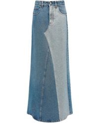 MM6 by Maison Martin Margiela - Jeansrock aus Baumwolle - Lyst