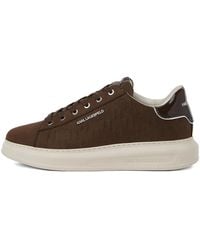 KARL LAGERFELD - Kapri Monogram Embossed Sneakers - Lyst