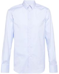 Emporio Armani - Long-sleeve Cotton Shirt - Lyst