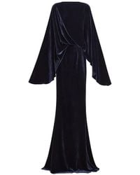 ‎Taller Marmo - Musidora Velvet Maxi Gown - Lyst