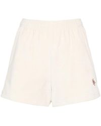 Sporty & Rich - Src Velour Mini Shorts - Lyst