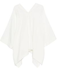 The Row - V-Neck Asymmetric Top - Lyst