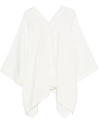 The Row - Top Asimétrico Con Cuello En V - Lyst