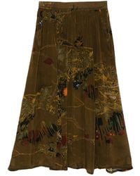 Yavi - Floral Print Skirt - Lyst