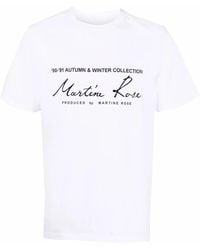Martine Rose - Logo-Print Cotton T-Shirt - Lyst