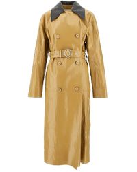 Jil Sander - Coated-Finish Trench Coat - Lyst