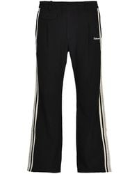 CEDARWOOD - Crochet-Knit Logo-Embroidered Track Pants - Lyst