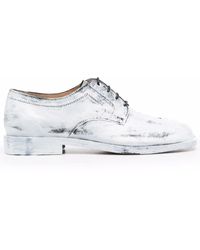 Maison Margiela - Tabi Bianchetto Leather Derby - Lyst