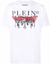 Philipp Plein - King Plein Crew-Neck Cotton T-Shirt - Lyst