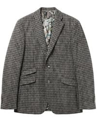 ABSEITS - Blazer Met Pied-De-Poule Print - Lyst