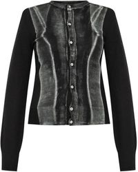 MM6 by Maison Margiela - Virgin Wool Cardigan - Lyst
