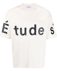 Etudes Studio - Spirit Big-print Organic Cotton T-shirt - Lyst