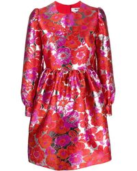 MSGM - Flared Jurk - Lyst