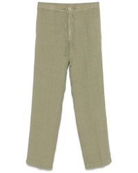 120% Lino - Linnen Broek - Lyst
