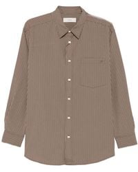 DUNST - Striped Long-Sleeve Shirt - Lyst