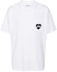 Carhartt - Amour Logo-print Cotton T-shirt - Lyst