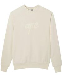 A.P.C. - Sweater Met Logoprint - Lyst
