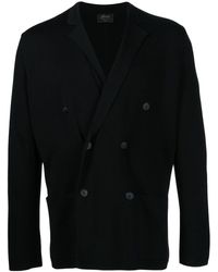 Brioni - Knitted Double-breasted Cardigan - Lyst