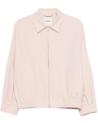 Sandro - Zip-Up Pocket Bomber Jacket - Lyst