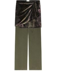 Dries Van Noten - Gewickelte Hose mit Print - Lyst
