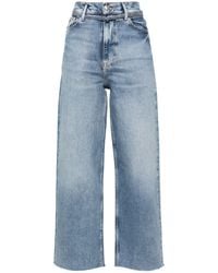 BOSS - Marlene High-rise Cropped Jeans - Lyst