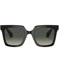 Giorgio Armani - Oversize-frame Gradient-lenses Sunglasses - Lyst