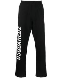 DSquared² - Pantalon De Jogging En Coton À Logo Imprimé - Lyst