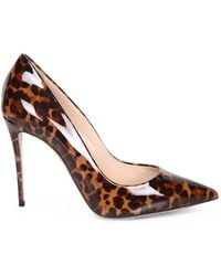 Casadei - Escarpins Vernis À Imprimé Léopard - Lyst