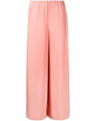 Theory - High-waisted Wide-leg Trousers - Lyst