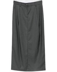 Alpha Studio - Geplooide Midi-Rok - Lyst