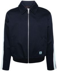 Loewe - Stripe-detail Twill Shirt Jacket - Lyst