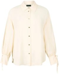 Liu Jo - Camicia Con Nodi Sui Polsini - Lyst