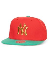 Mitchell & Ness - New York Yankees Cooperstown Mistletoe Embroidered Baseball Cap - Lyst