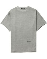 we11done - Embroidered-logo Cotton T-shirt - Lyst