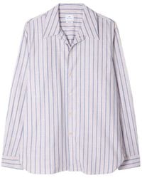Paul Smith - Slub Stripe Cotton Shirt - Lyst