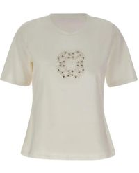 Elena Miro - Jewel Logo T-Shirt - Lyst