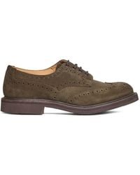 Tricker's - Bourton Suede Derby Shoes - Lyst