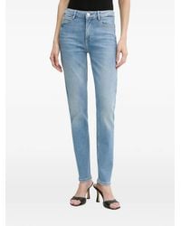 Guess - 1981 Logo-Patch Slim-Fit Jeans - Lyst